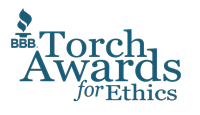 Hillside Heating + Cooling earned the Torch Awards by BBB