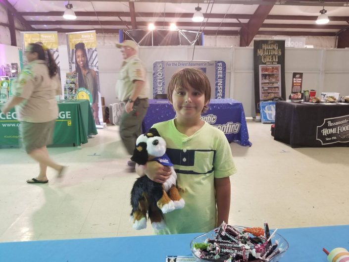 smiles Hillside HVAC "Super Secret Winner" at the 2018 Cecil County Fair