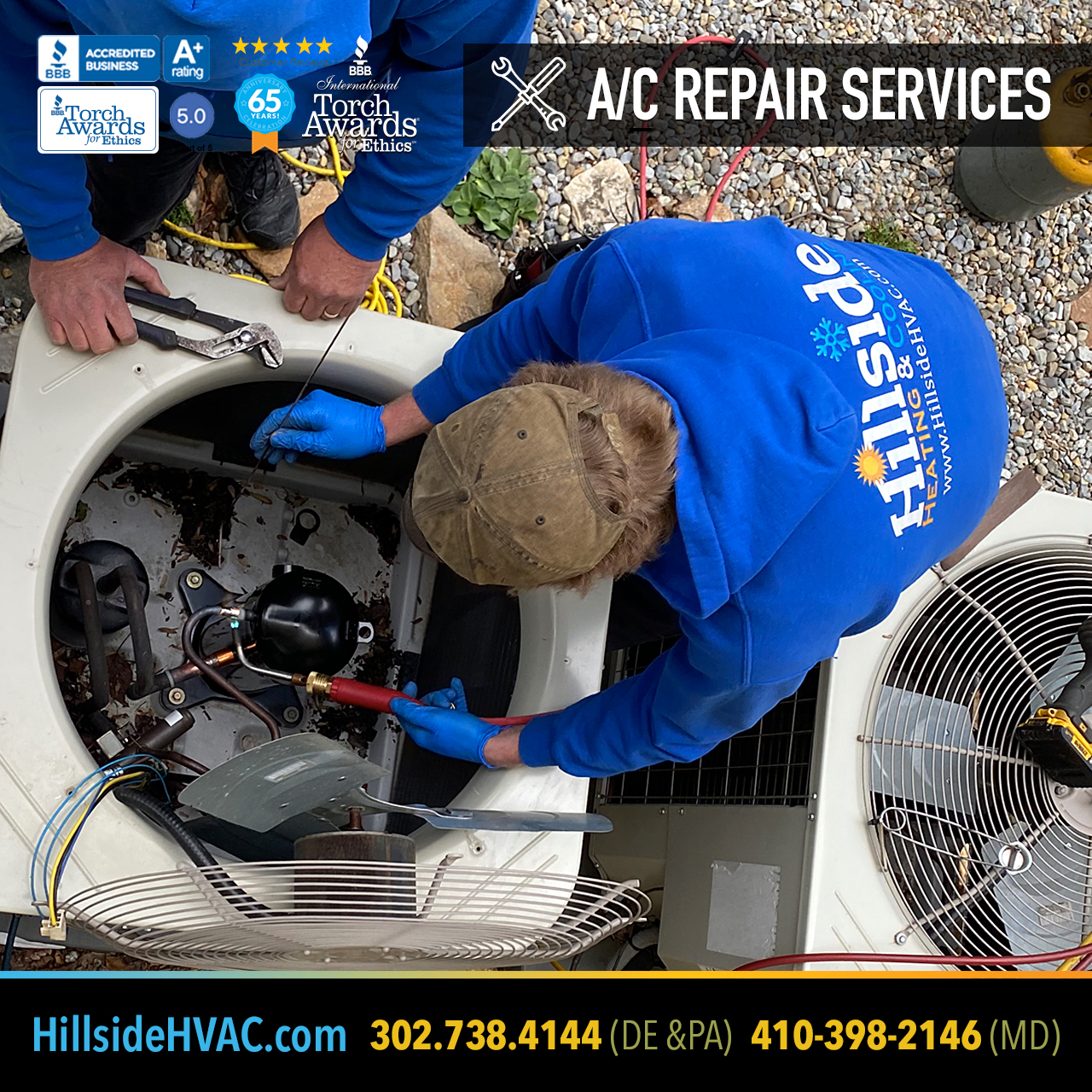 heat pump AC repair in Avondale, PA