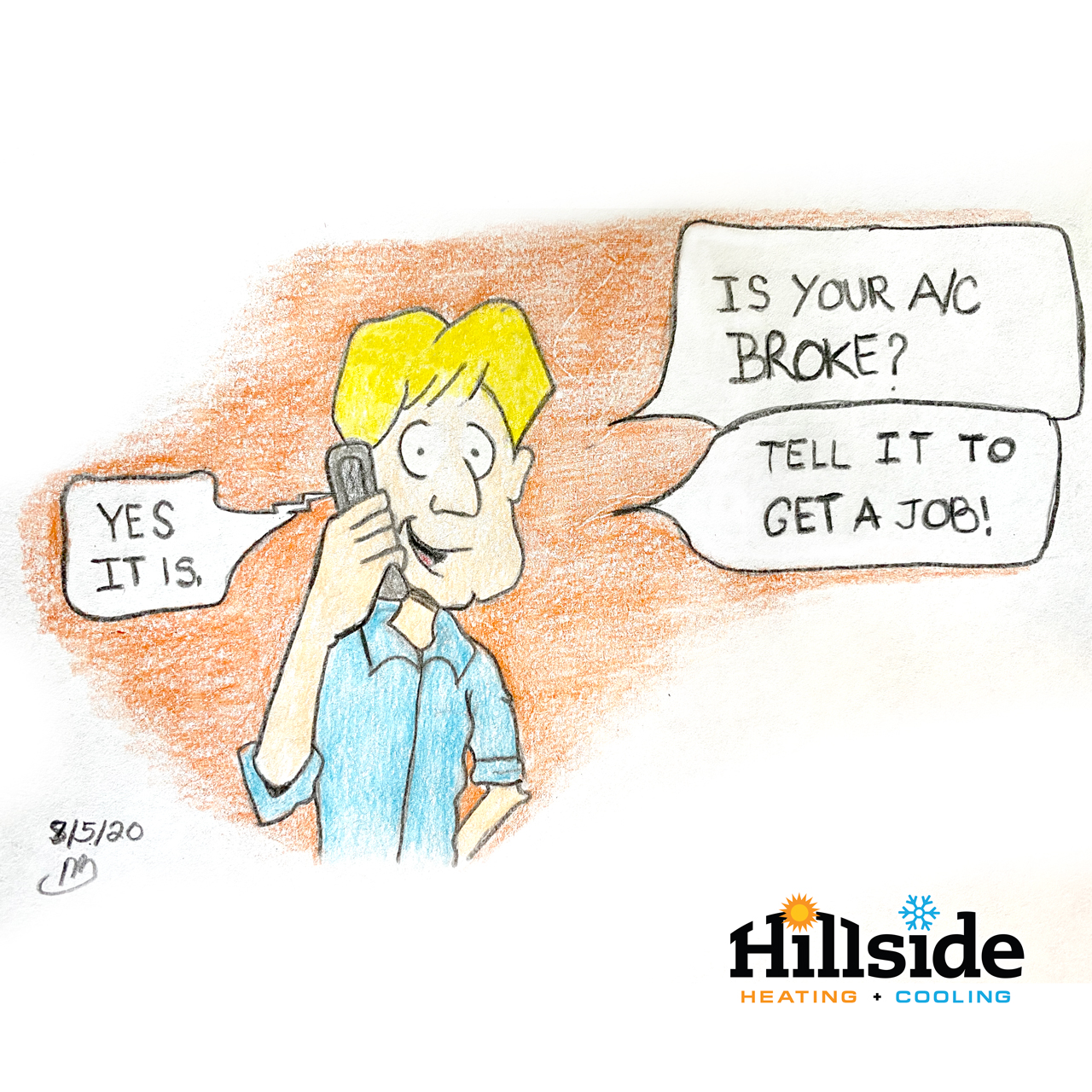 customer service at Hillside heating and cooling