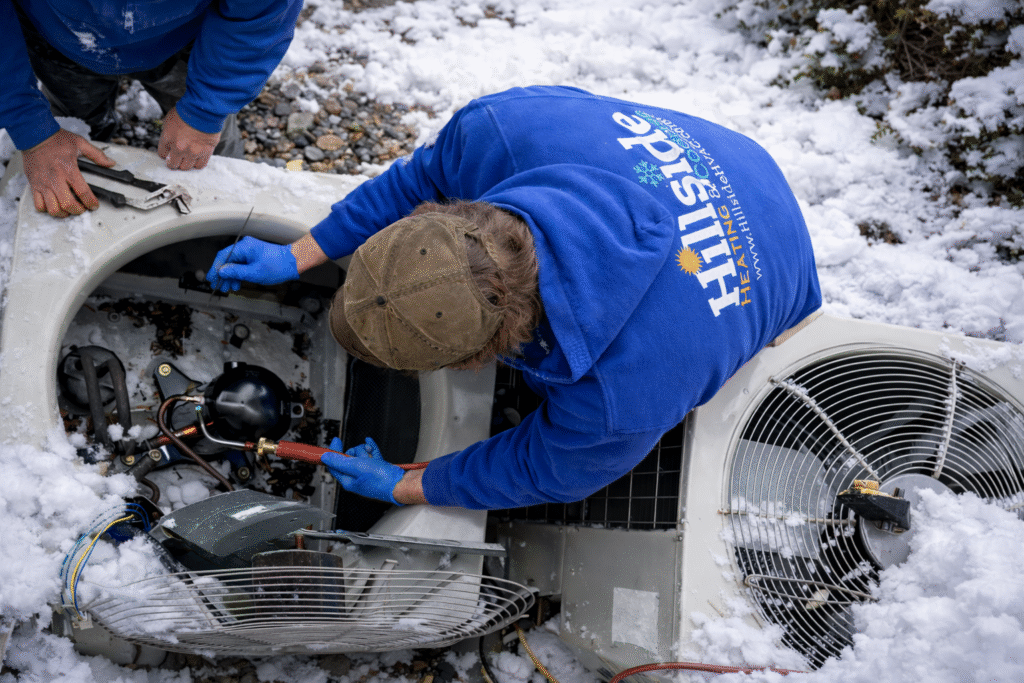 heat pump in February
